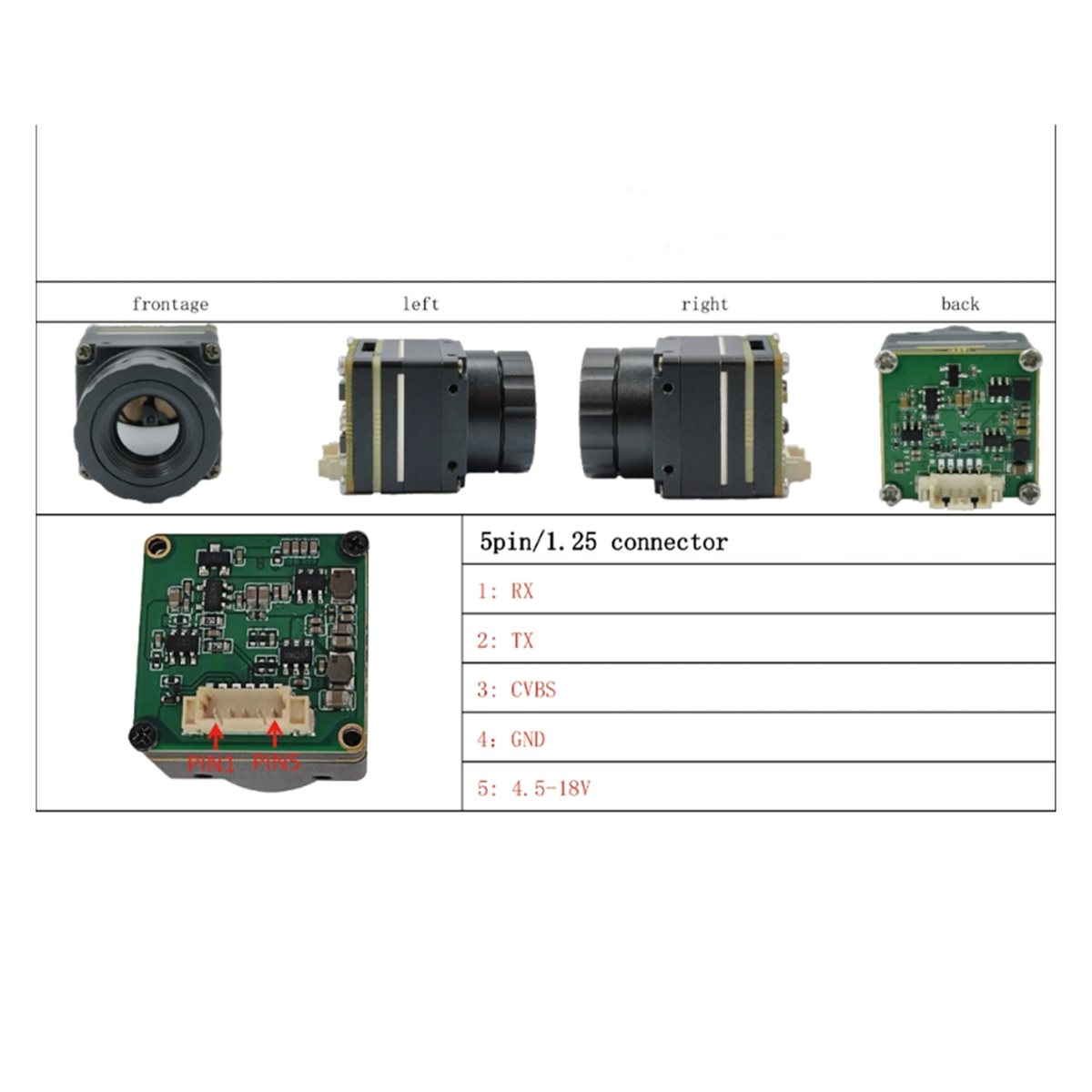 Drone Camera Thermal - Modulo di Imaging Termico a Infrarossi