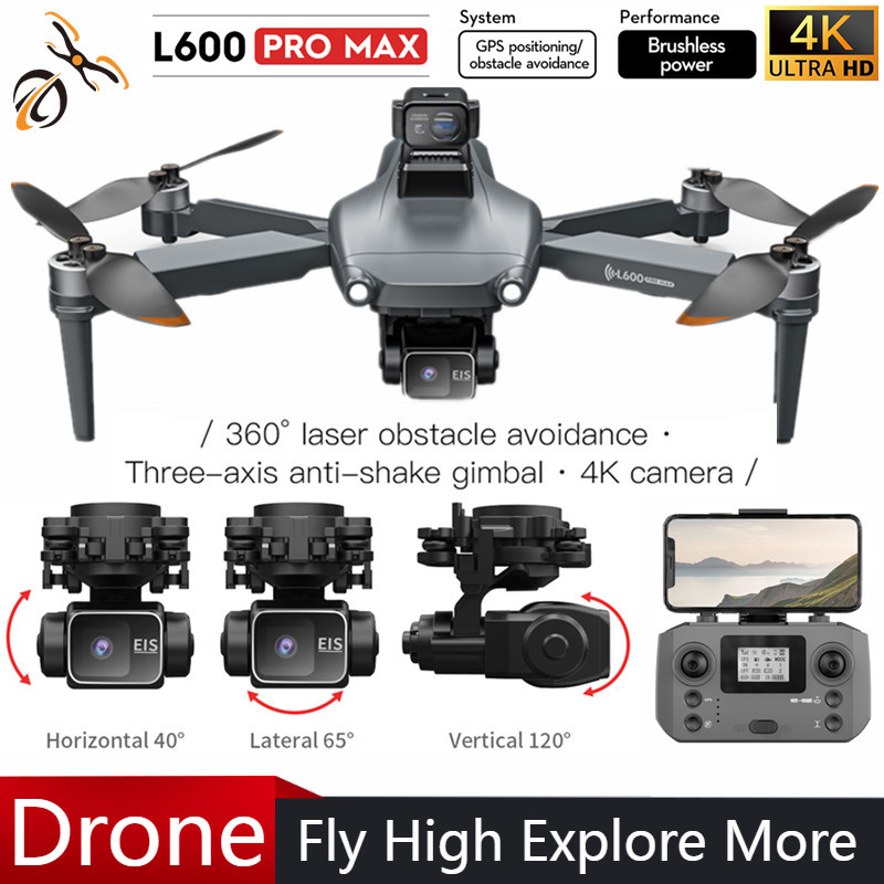 Drone Camera Professional - L600 PRO MAX Professionale Tre assi