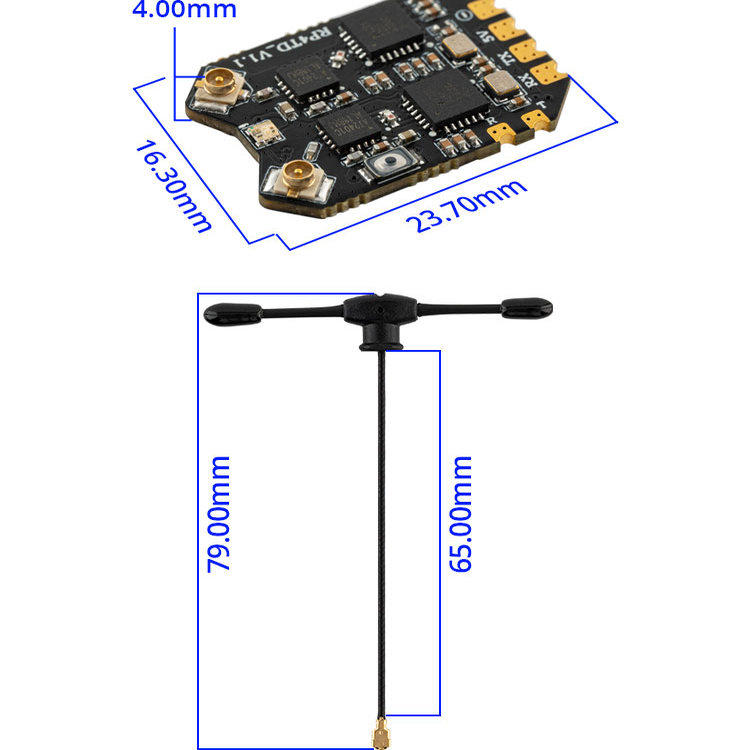 RadioMaster RP4TD ExpressLRS R - Drone Camera Thermal recensione e prezzo